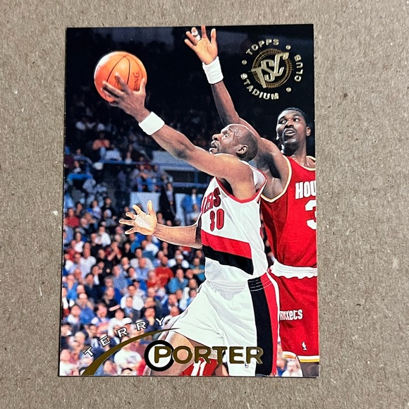 1994-95 Topps Stadium Club - Terry Porter #82 Portland Trail Blazers Basketball - Picture 1 of 2